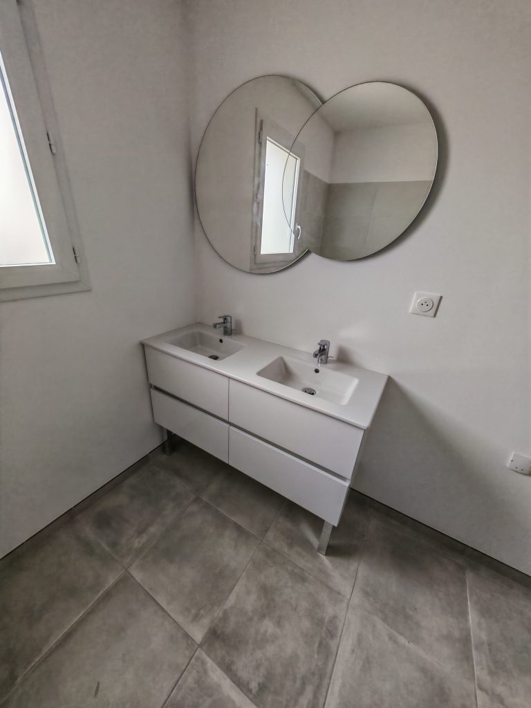 installation meuble double vasque soubise 17780