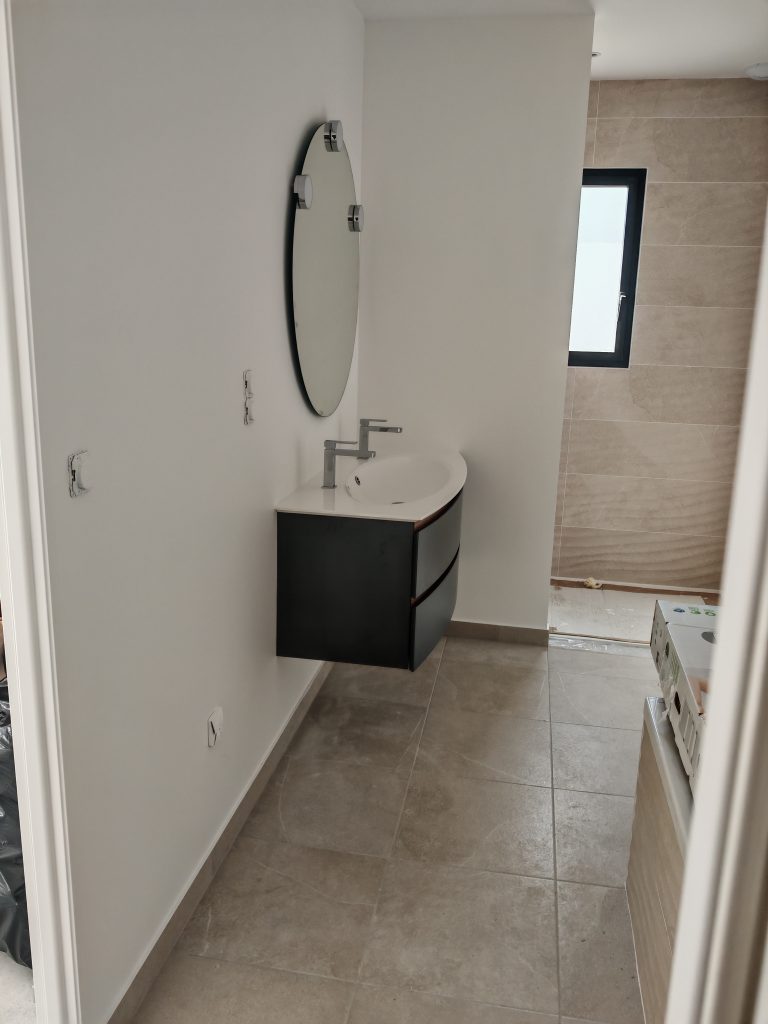 installation meuble lavabo salle deau marennes 17320